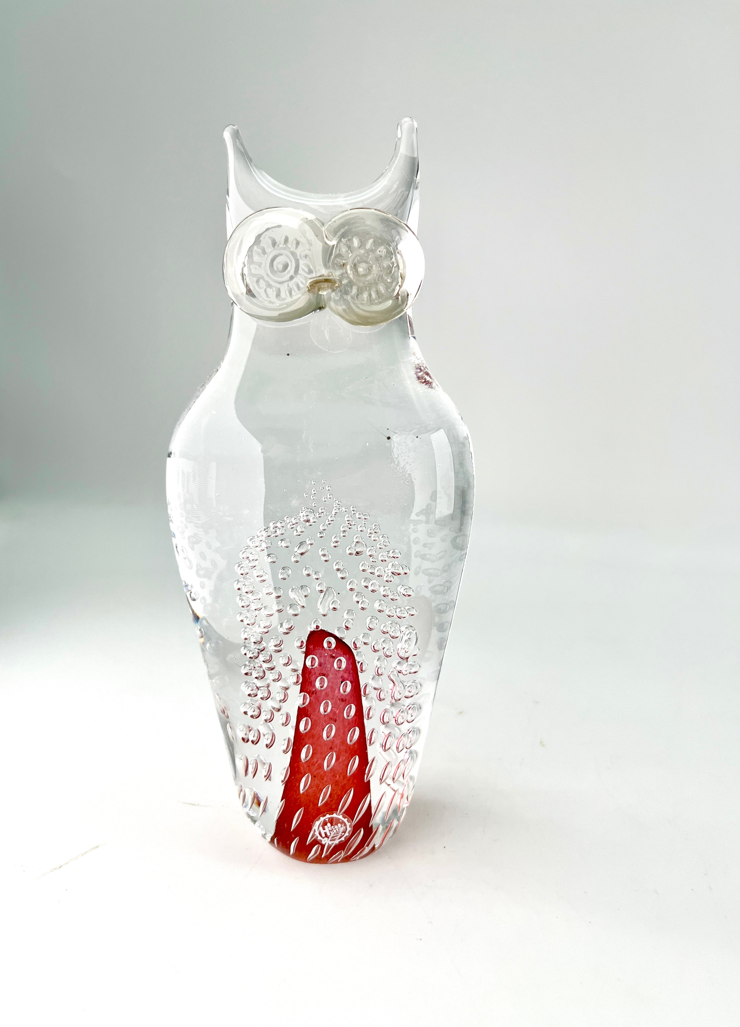 Owl - Glass sculpture